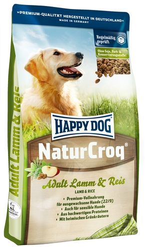 Happy Dog Naturcroq premium Lamm & Reis